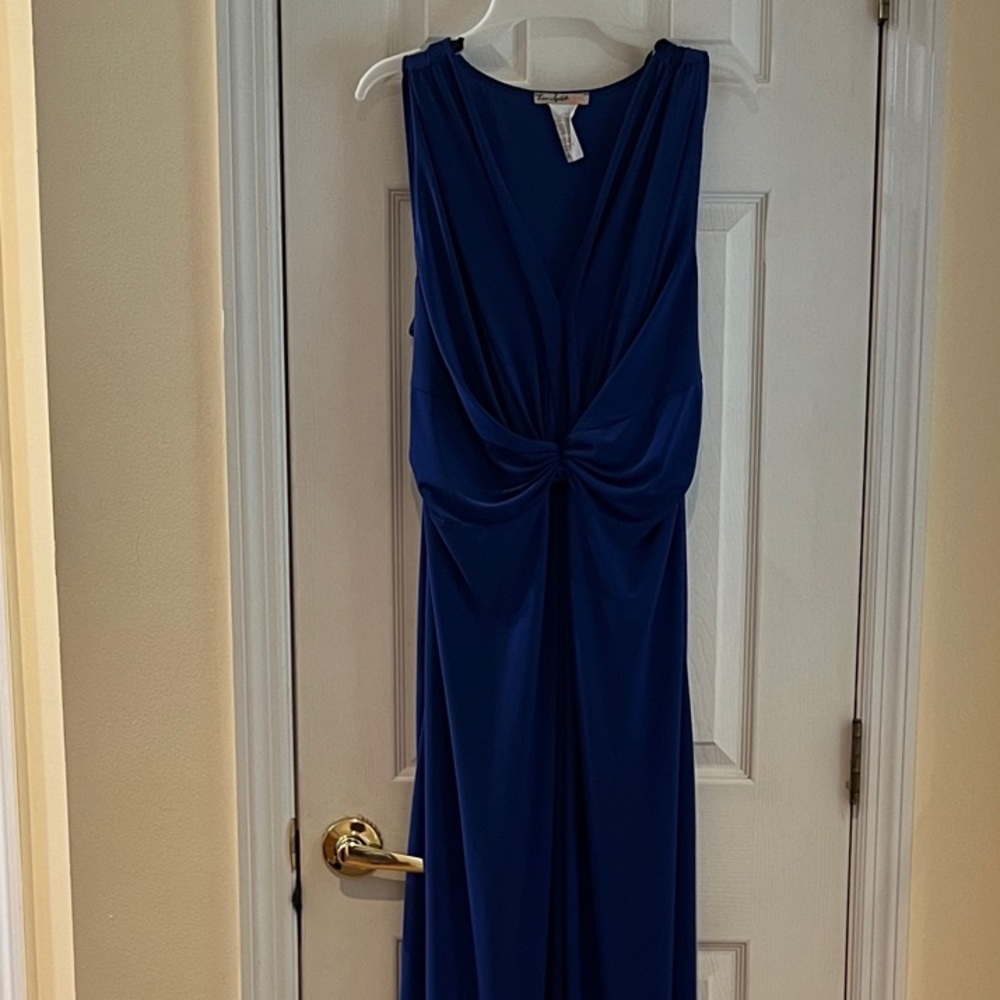 Love Squared Elegant Blue Maxi Dress